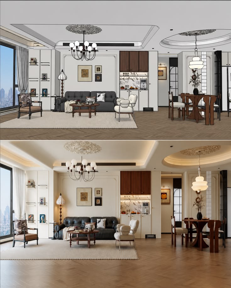 Dựng phối cảnh 3D để chủ nhà dễ hình dung không gian
