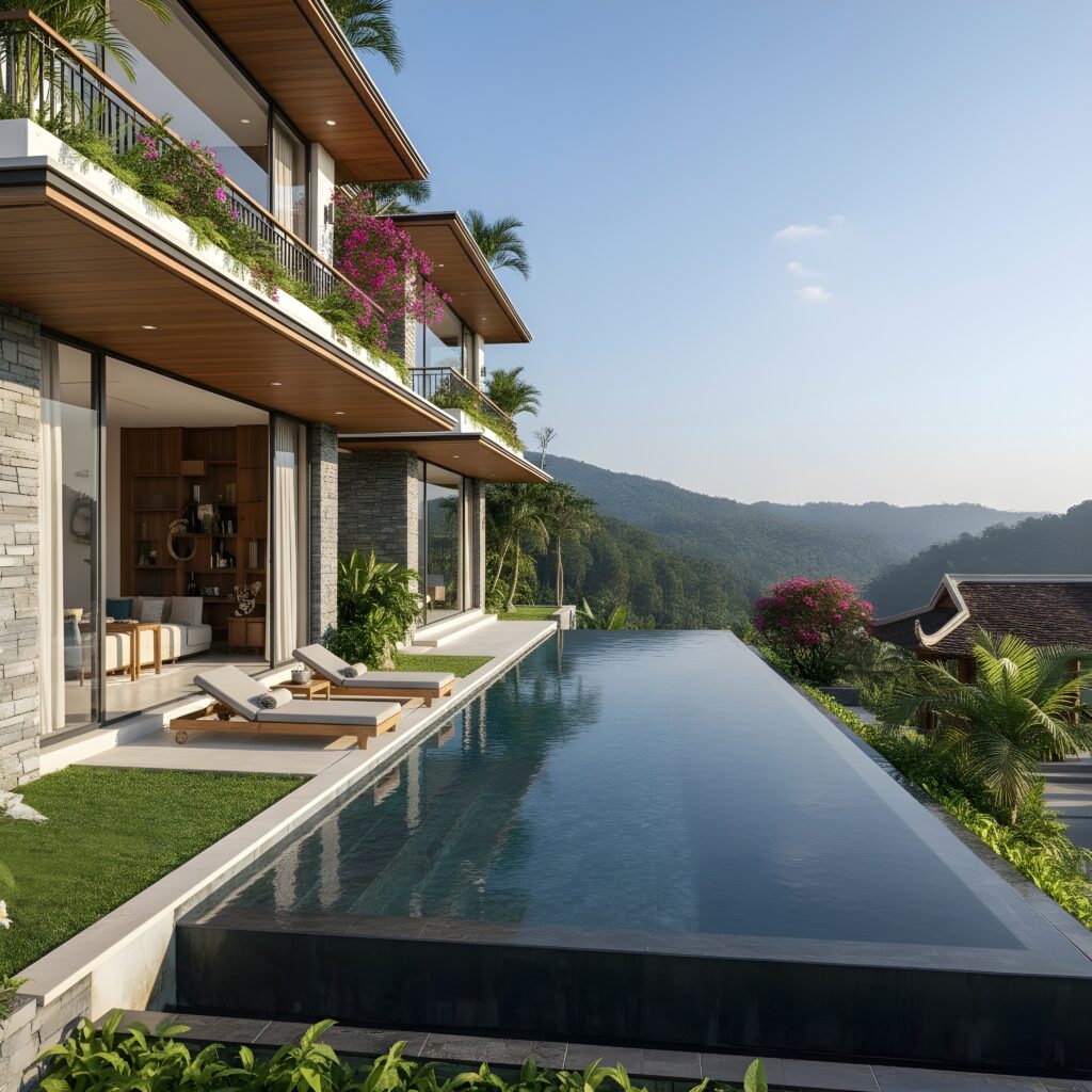 Resort hiện đại chuẩn xu hướng kiến trúc nghỉ dưỡng