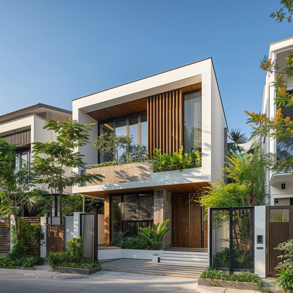 Đưa cây xanh vào kiến trúc