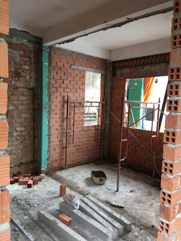 Đập tưởng cải tạo không gian