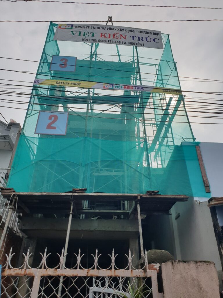 Quy trình thi công nhà phố trọn gói - Nhà anh Bảo
