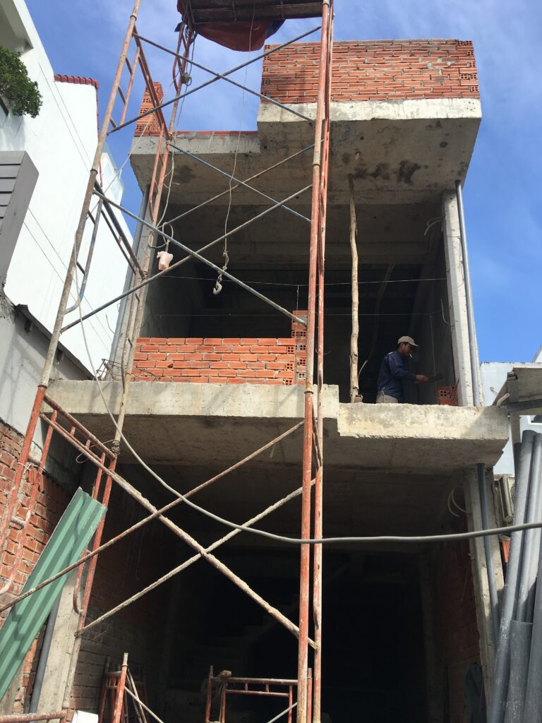 Thi công từ phần thô đến hoàn thiện - Nhà cô Thu