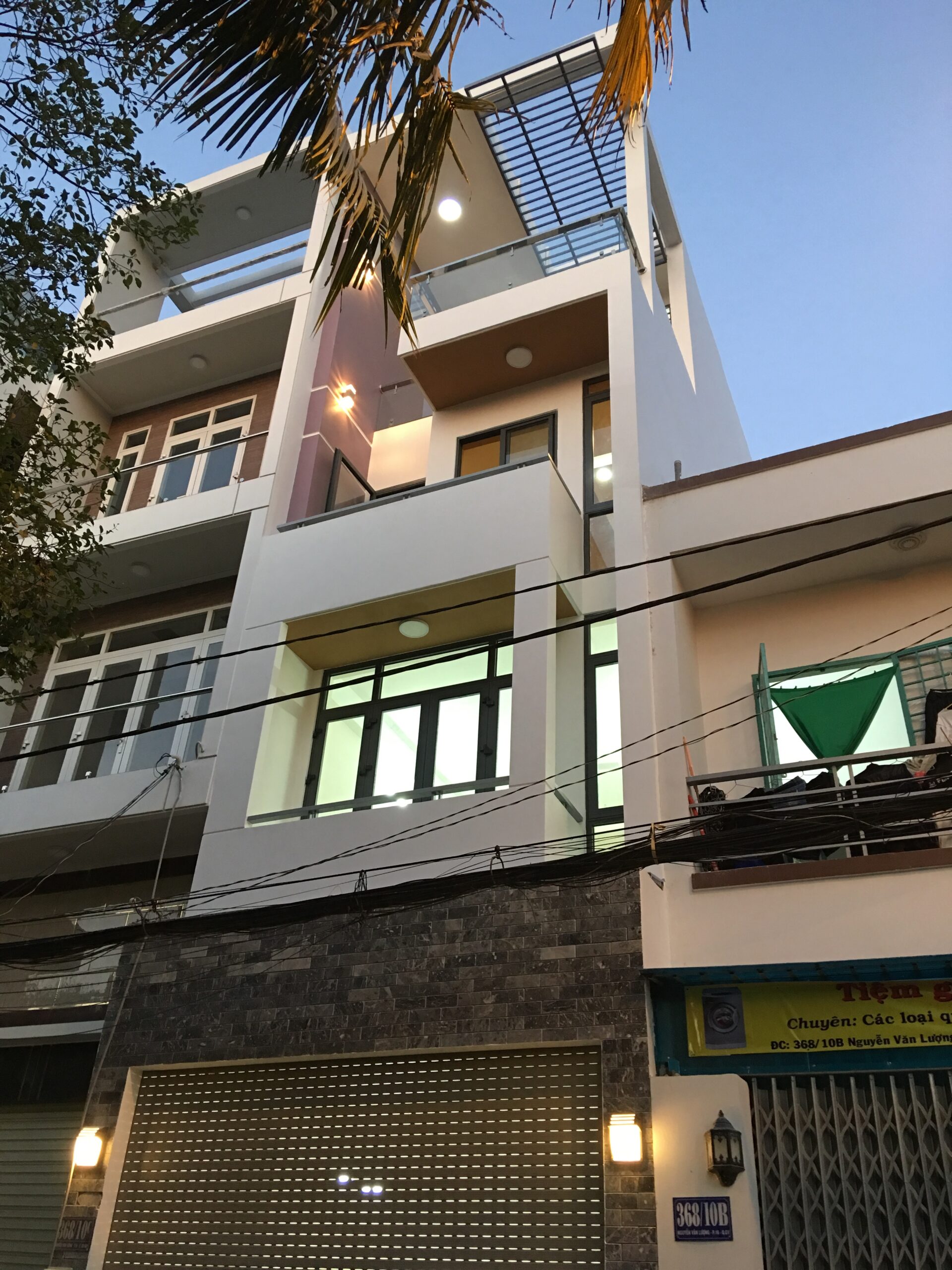 Mặt tiền hoàn thiện - Buổi tối