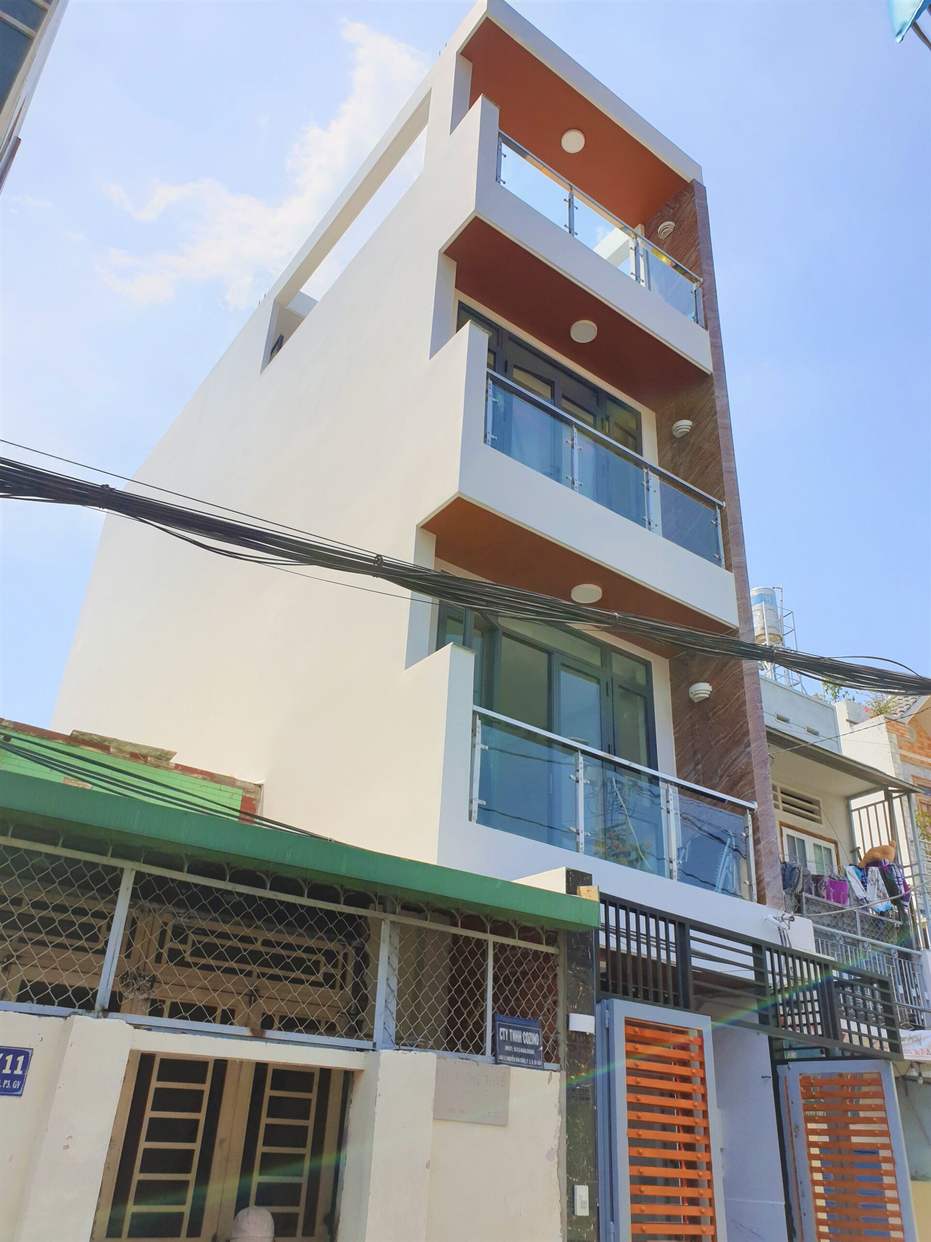 Mặt tiền hoàn thiện nhà anh Phúc