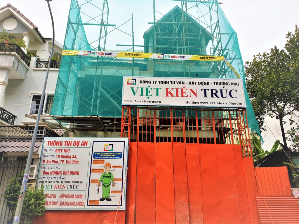 Thi công nhà phố