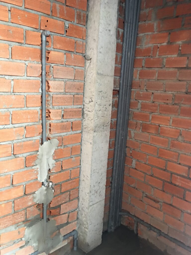 Thi công nhà phố uy tín thi công đường ống cấp thoát nước âm tường