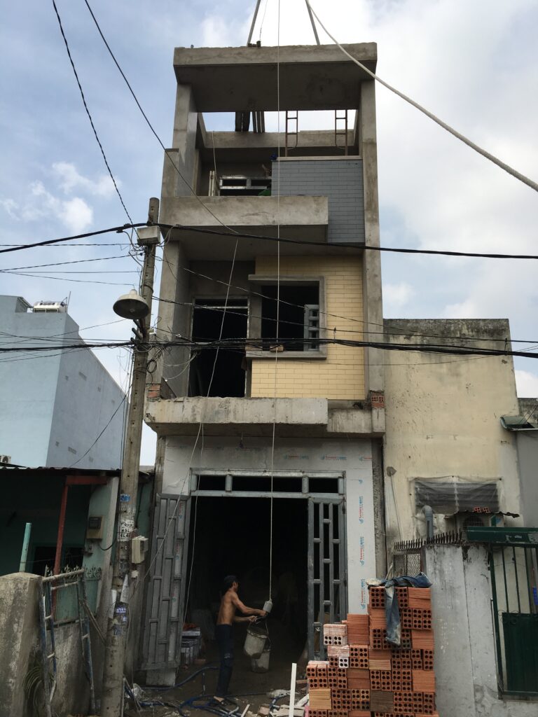 Ốp vật liệu mặt tiền