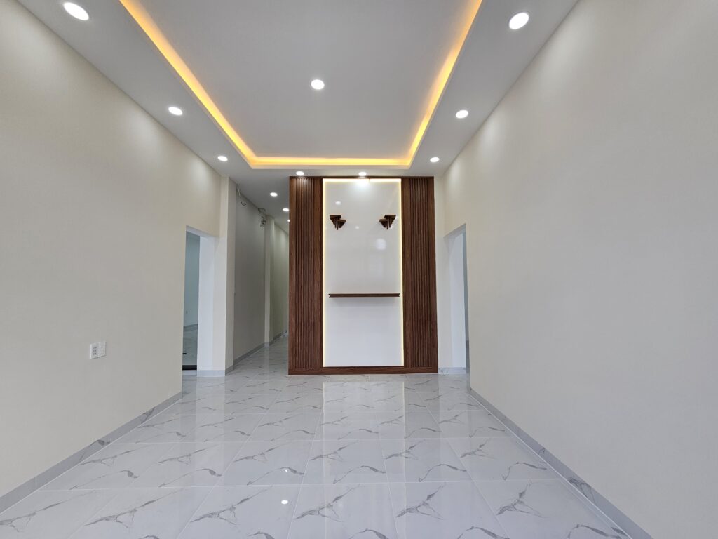 Phòng khách hoàn thiện - Nhà chị Ly