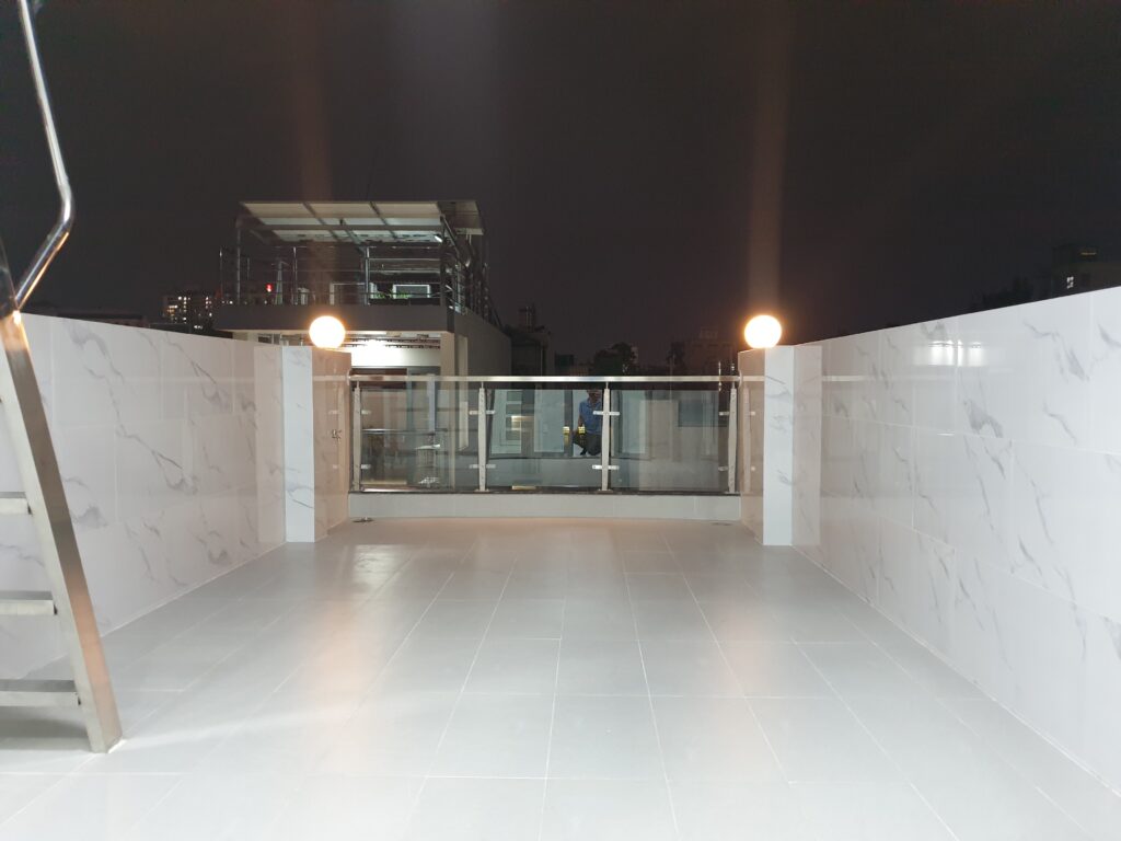 Sân thượng rộng rãi thoáng mát