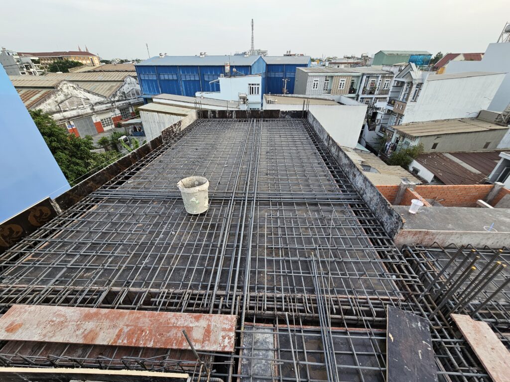 Thi công cốt thép sàn