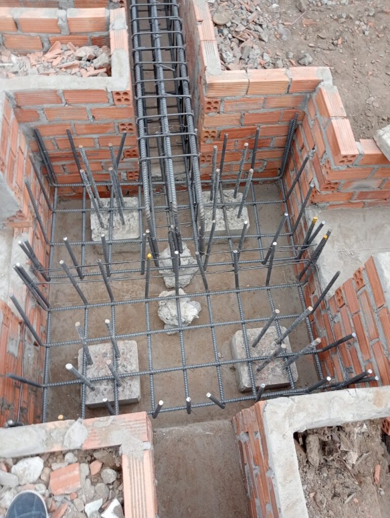 Thi công móng nhà chị Ly - Quận 8