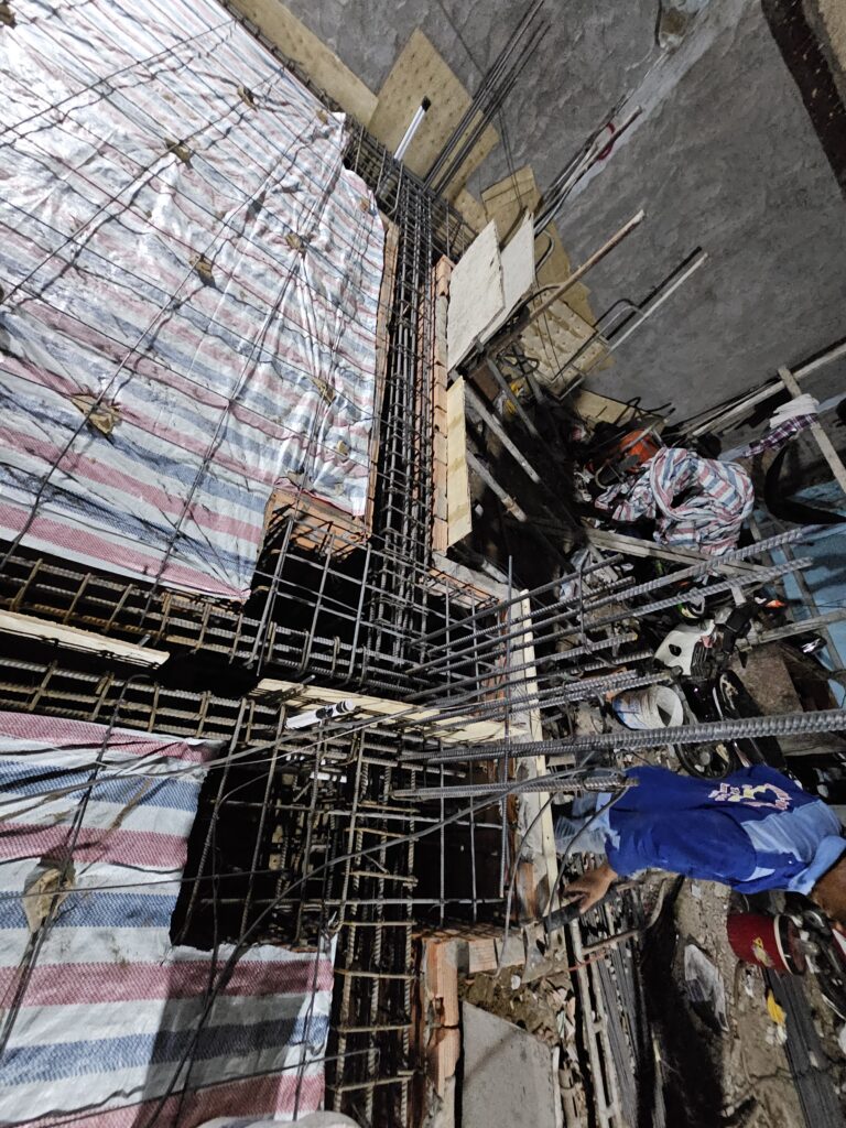 Thi công móng nhà chị Ly - Quận 8