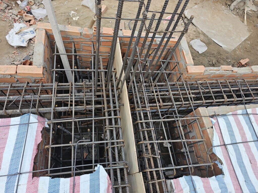 Thi công móng nhà chị Ly - Quận 8