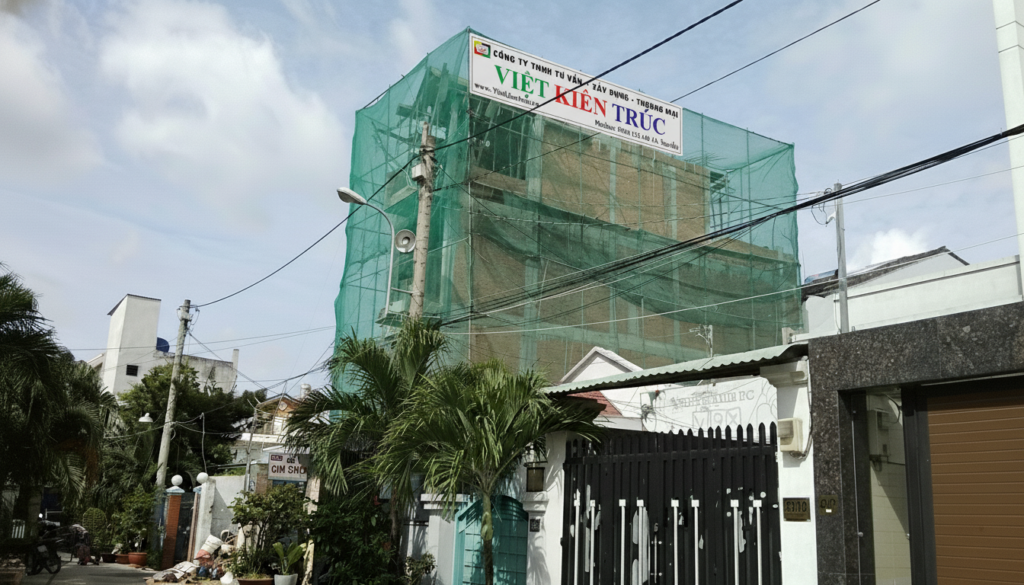 Thi công nhà phố 4 tầng uy tín - chuyên nghiệp