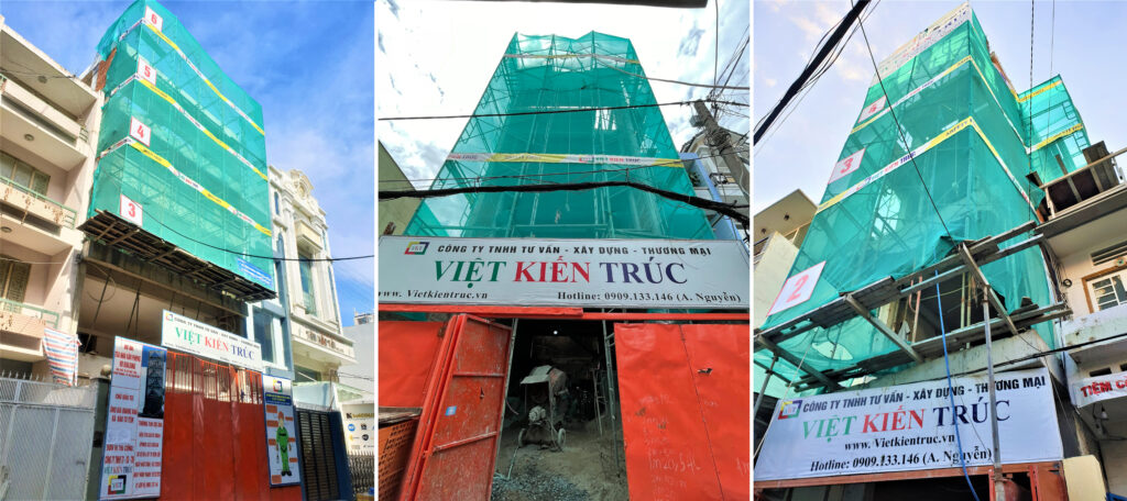 Thi công nhà phố Việt Kiến Trúc
