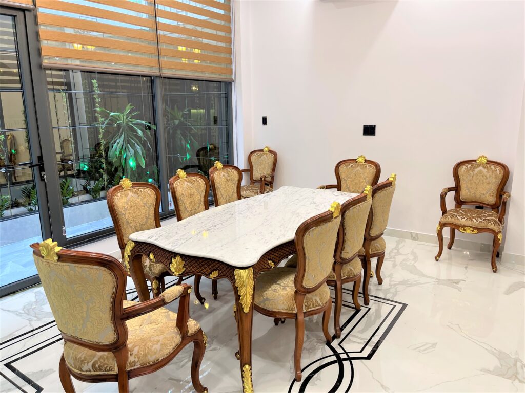 Thi công nhà phố hoàn thiện khu vực phòng ăn