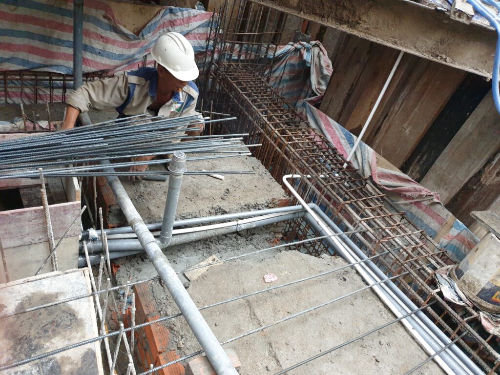 Thi công ống cấp thoát nước