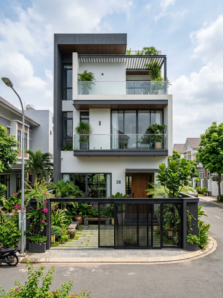 Theiets kế nhà phố hiện đại Việt Kiến Trúc.
