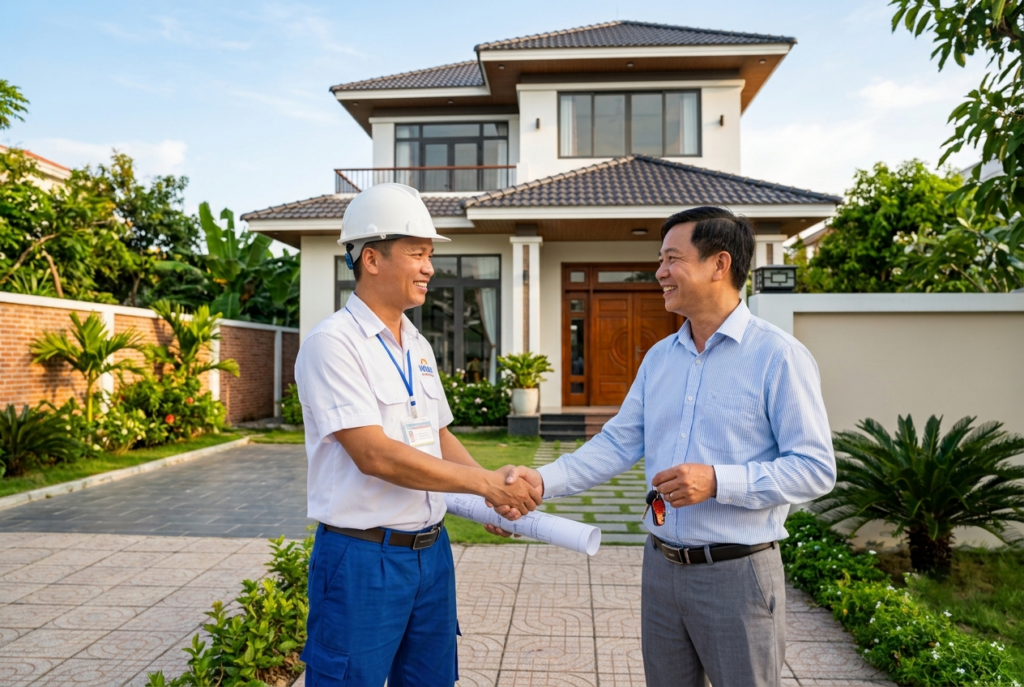 Ưu điểm của xây nhà trọn gói