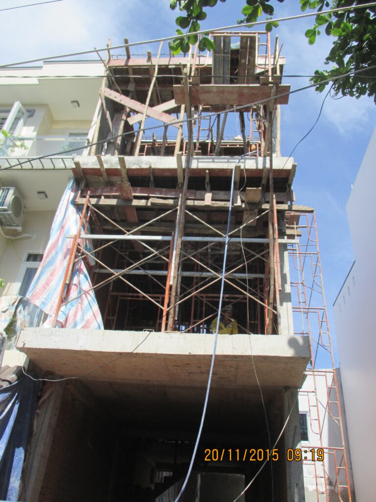 Xây dựng nhà phố uy tín với quy trình thi công đạt chuẩn kỹ thuật