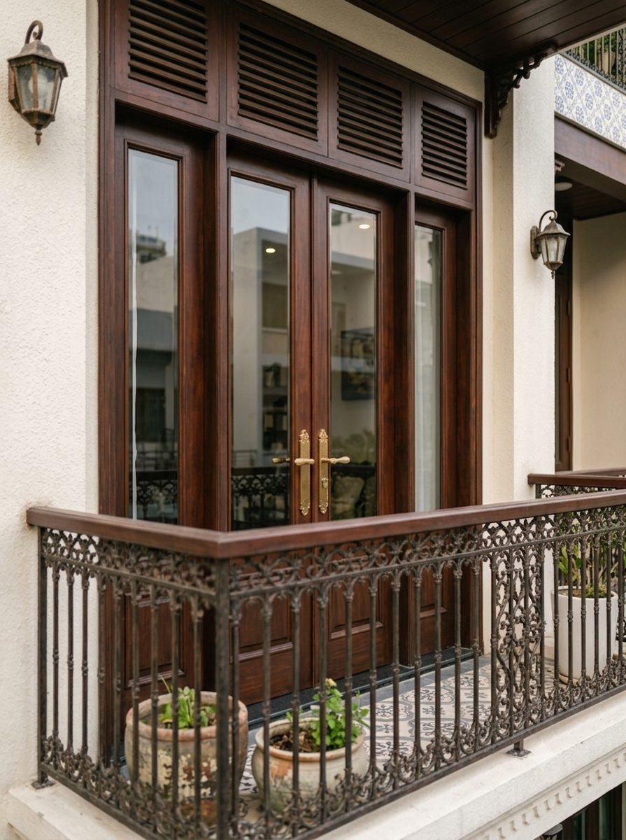 Một trong những đặc trưng của thiết kế nhà phong cách Đông Dương
