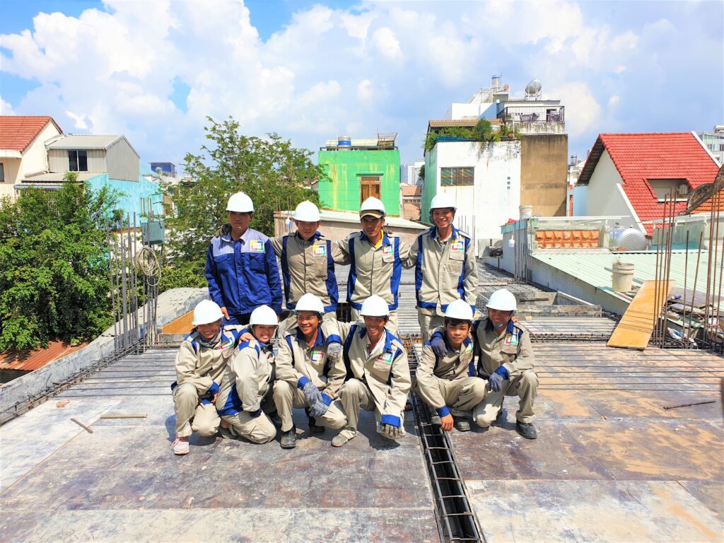 Đội ngũ thi công chuyên nghiệp