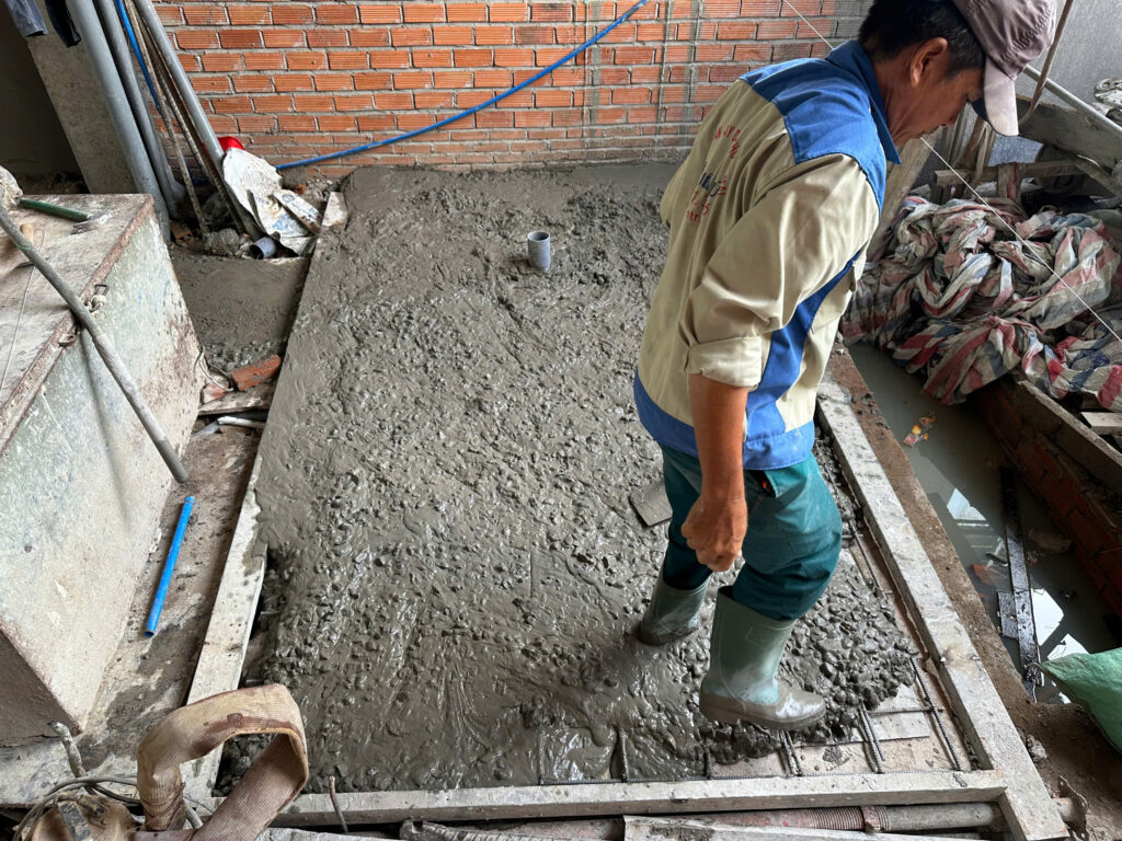 Thi công hầm tự hoại