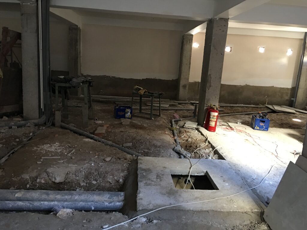 Hệ thống điện nước âm trệt