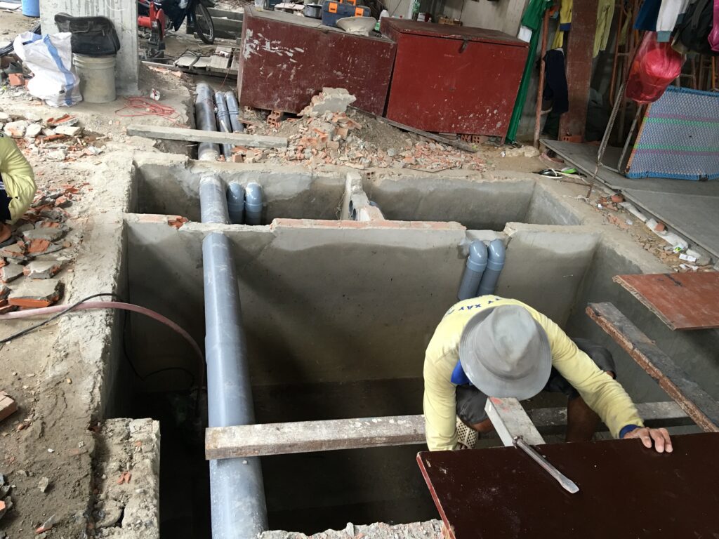 Hệ thống điện nước âm trệt