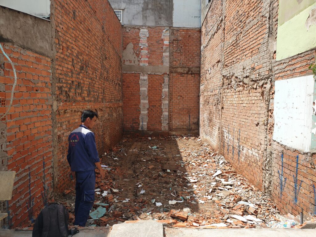 Khảo sát hiện trạng và chuẩn bị thi công