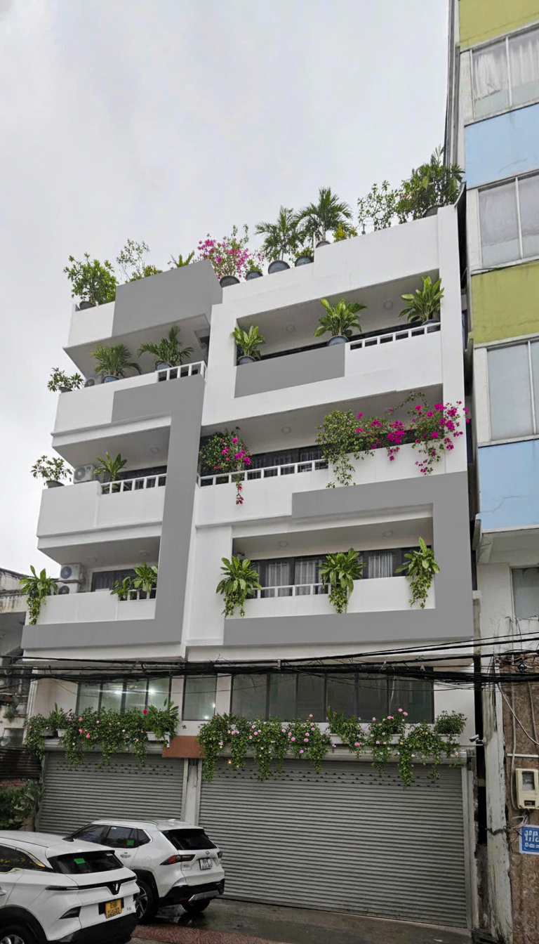 Hoàn thiện mặt tiền