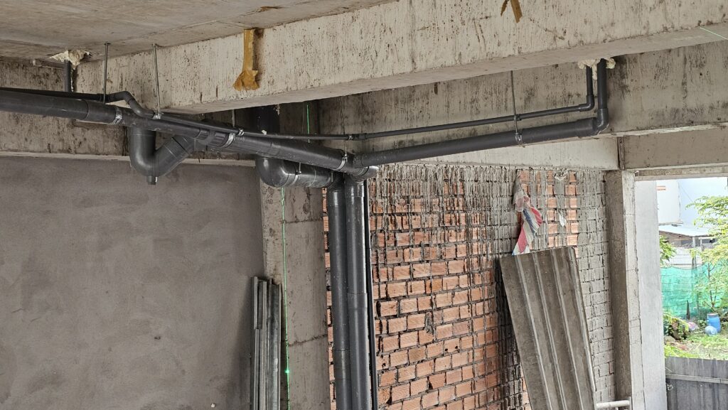 Thi công ống cấp thoát nước