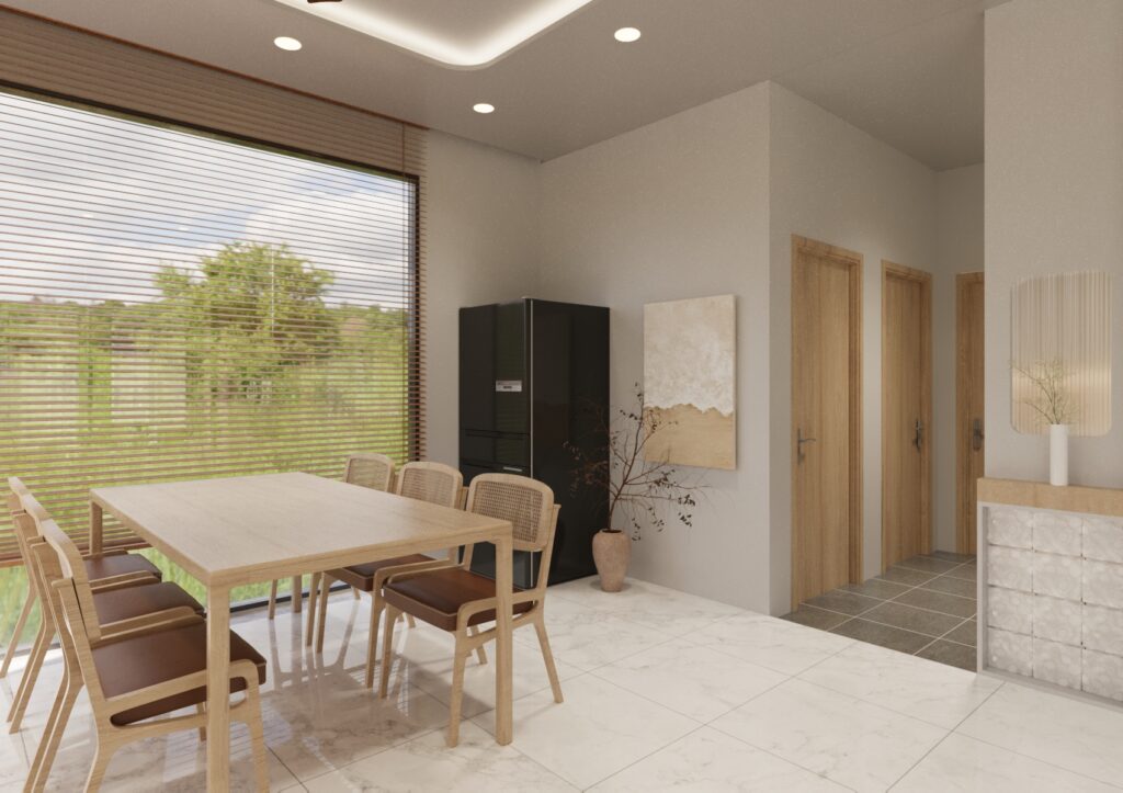 Khu bếp và phòng ăn tiện nghi