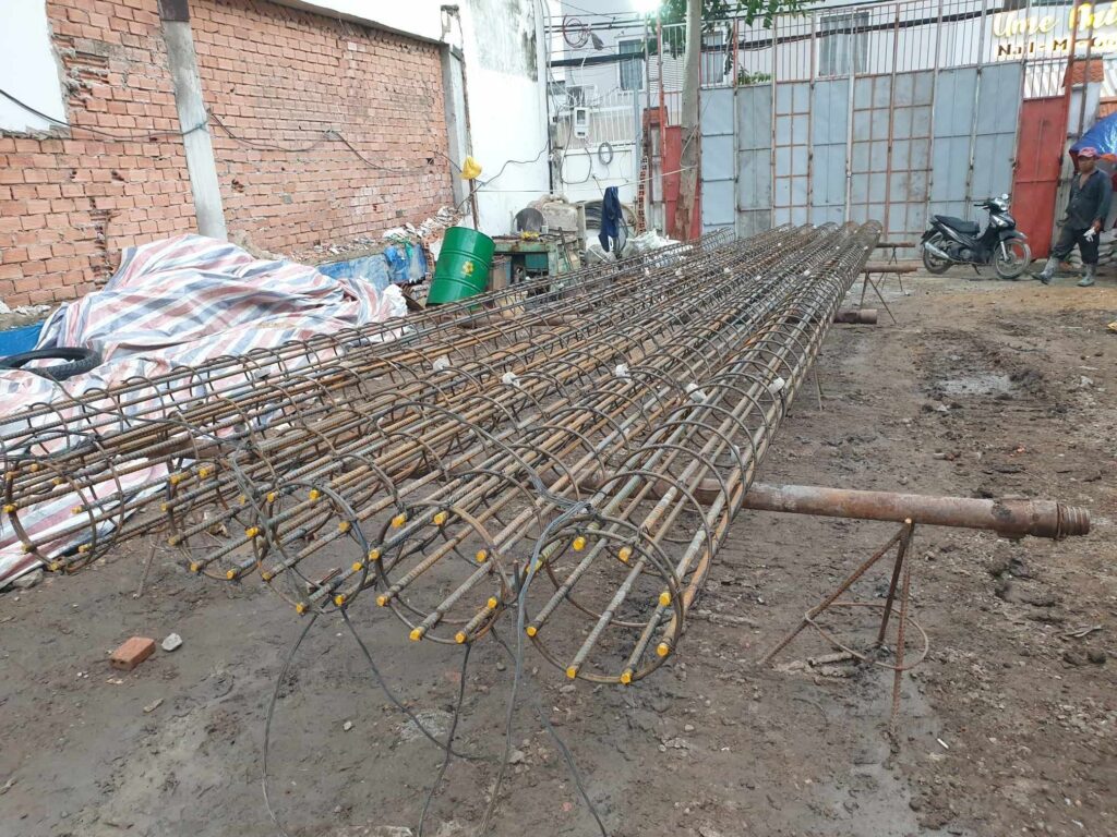 Thi công cọc khoan nhồi