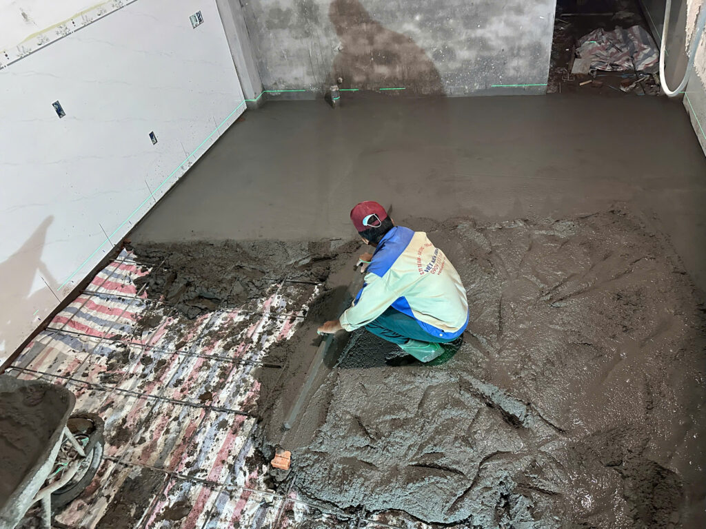 Thi công đổ bê tông sàn