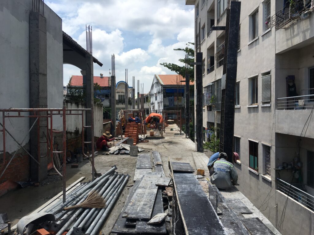 Thi công cột
