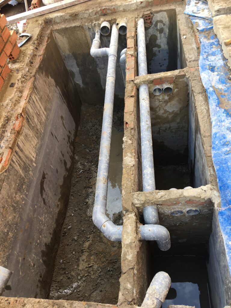 Thi công hầm tự hoại