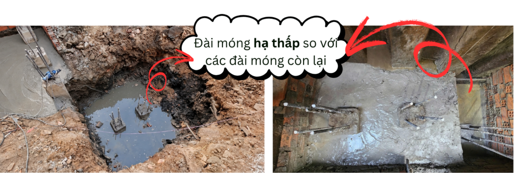 Hạ đài móng