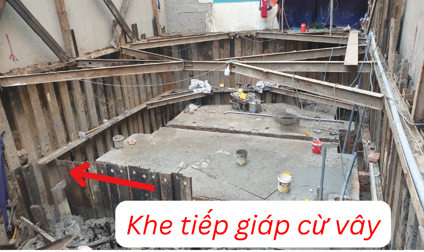 Nguyên nhân nước chảy vào hố đào