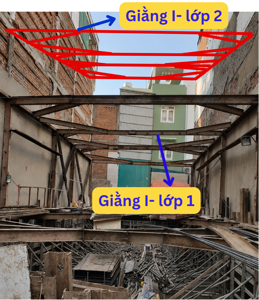 Trường hợp hai nhà bên cao tầng