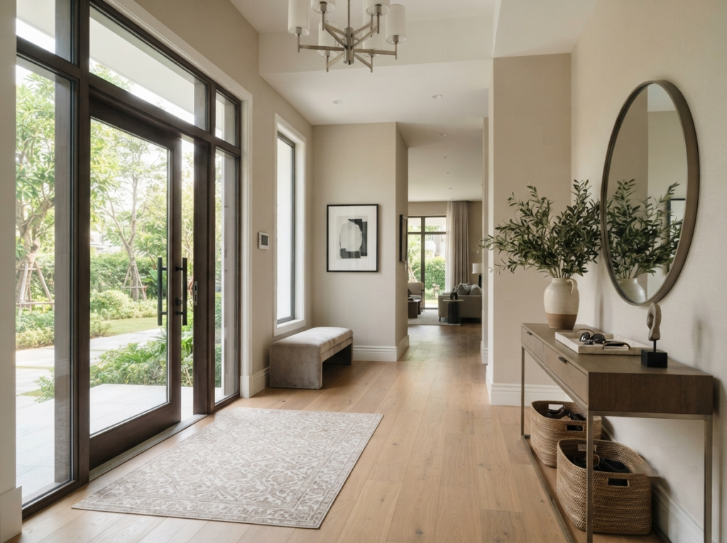 Vị trí cửa chính trrong nhà ở