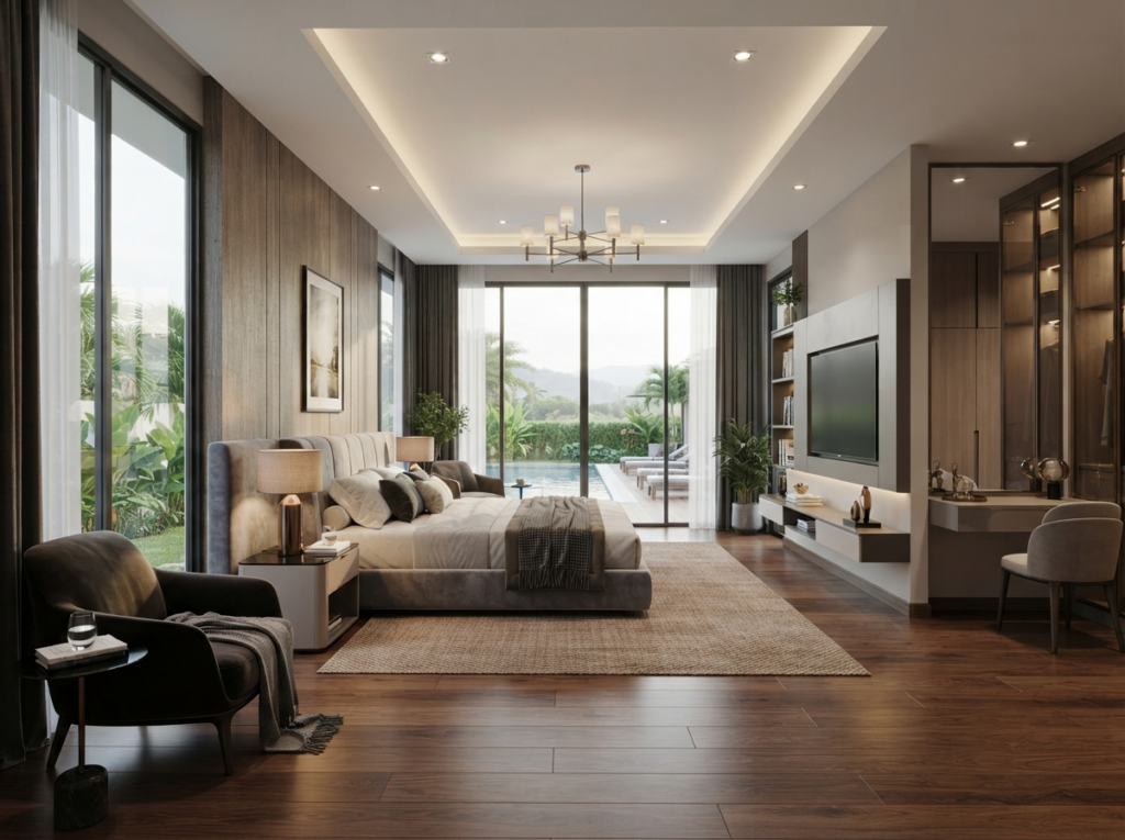 Phòng ngủ – không gian cần sự yên tĩnh và riêng tư