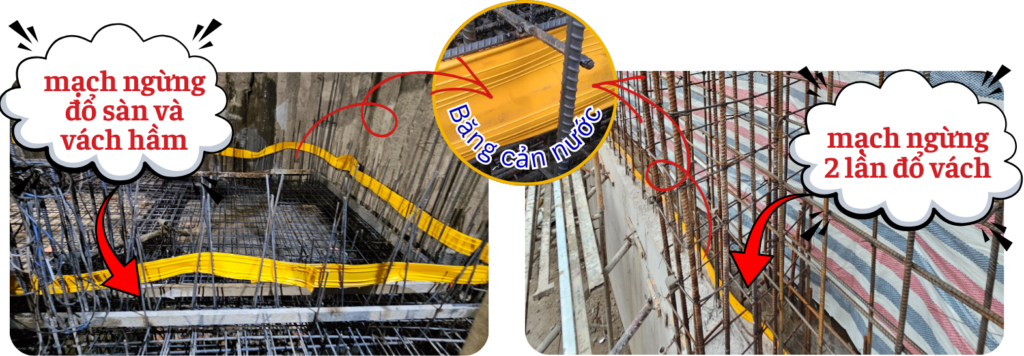 Giải pháp chống thấm mạch ngừng