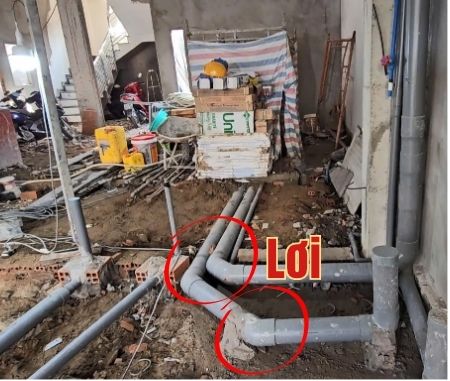 Giải pháp đi lơi đường ống thoát nước đúng kỹ thuật