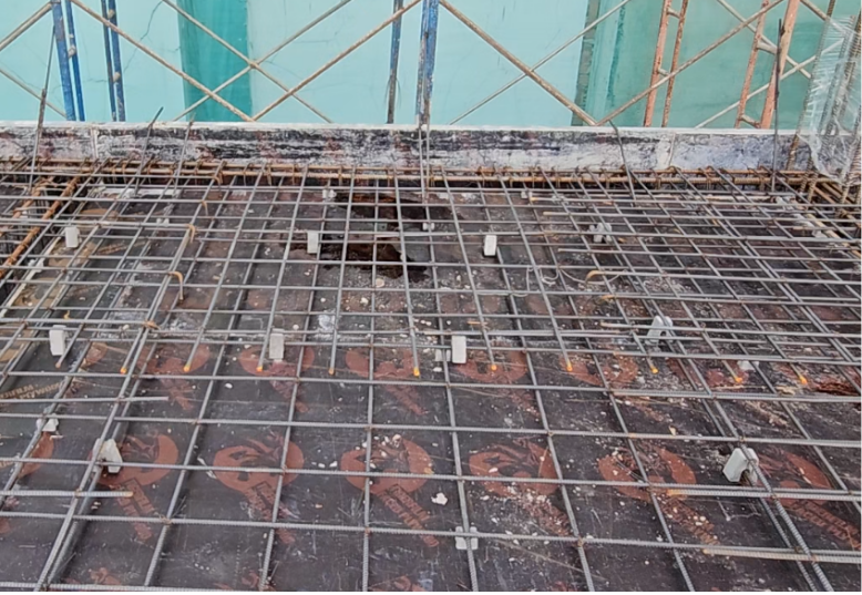 Cục kê bê tông hoàn thiện trước khi đổ bê tông