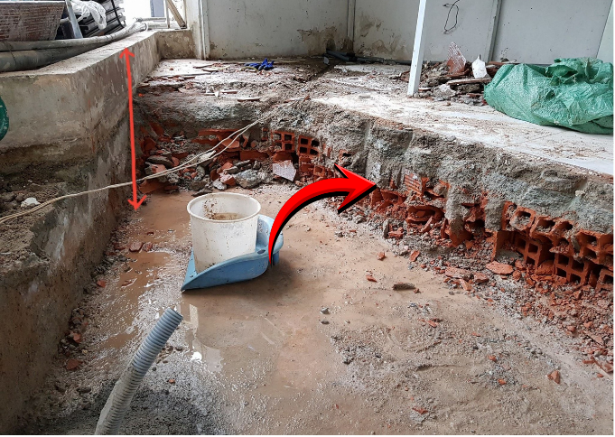 Liên kết giữa các lớp vật liệu không tốt