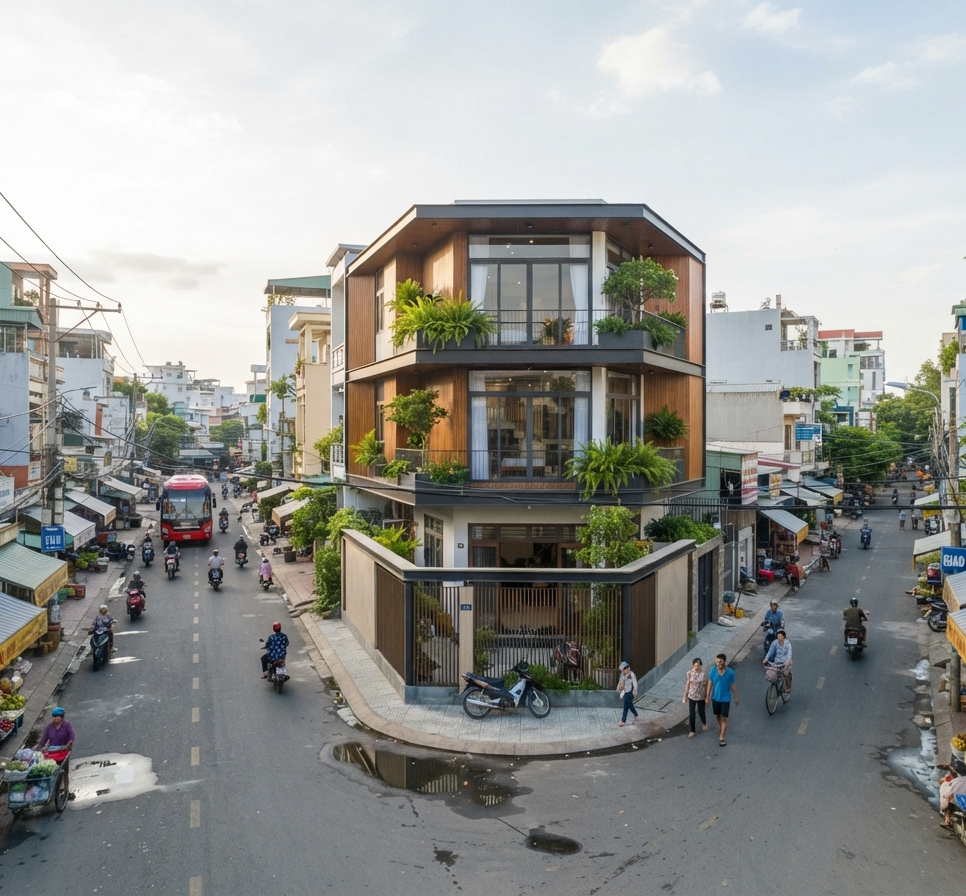 Nhà ở ngã 3