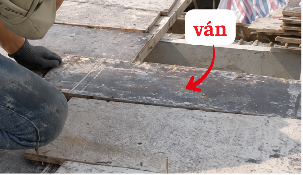 Lắp ván sàn thao tác